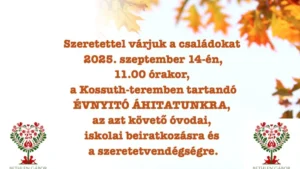 Évnyitó Áhítat 2025